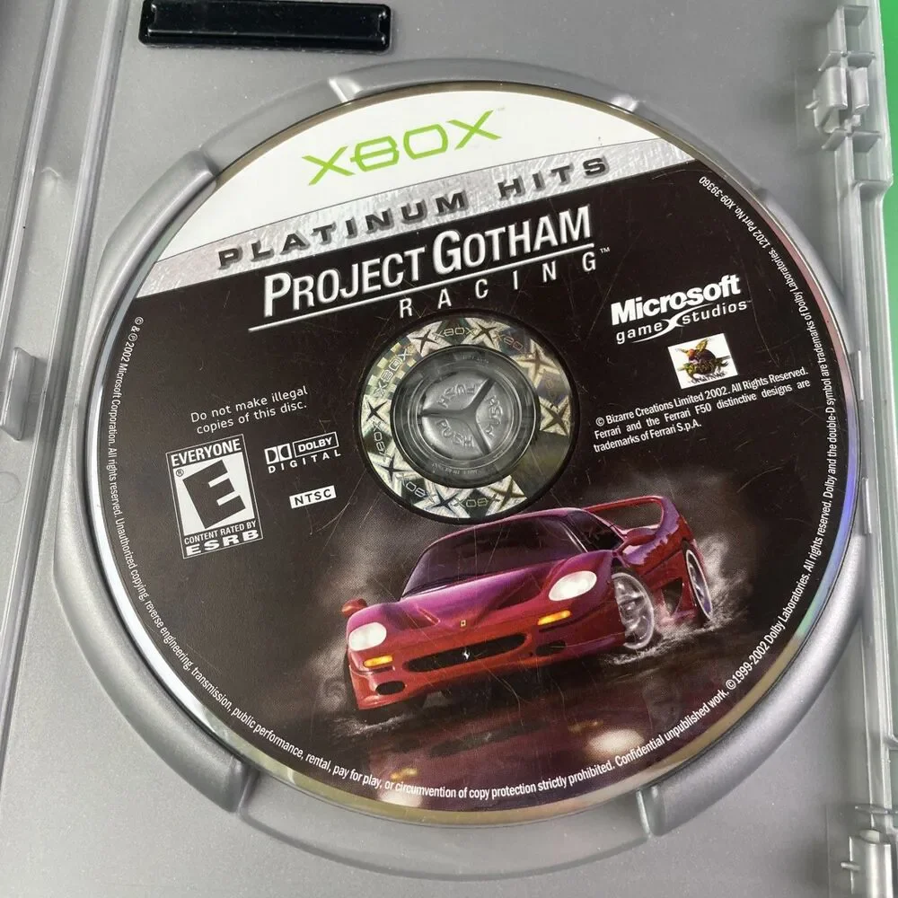 Project Gotham Racing 1 & 2 Video Game Lot (Microsoft Xbox) Complete CIB PGR